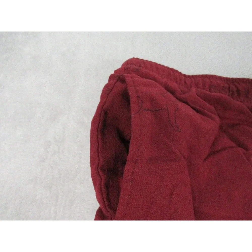 Sonoma Pants Men XL Red All Over Dog Print Flame Resistant Elastic Sleep 38x29